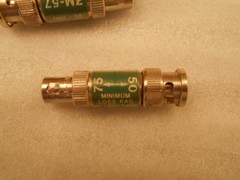 TRILIHIC ZM-57 MINIMUN LOSS IMPEDANCE MATCHING PAD 50/75 OHM, DC-1GHz