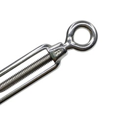 HEVERP 6Pcs M6 304 Stainless Steel Eye and Turnbuckles, Shade M6, sliver