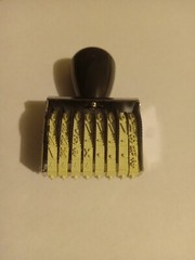 8 Digit Numbered Hand Stamp *US Seller*
