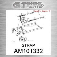 AM101332 STRAP fits JOHN DEERE (Surplus Open Box)