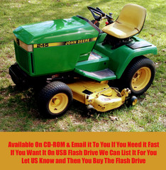 John Deere 240 245 260 265 285 320 Tractors Service Technical Manual TM1426 CD