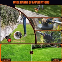 Cordless Weed Wacker 21V Stringless Weed Wacker Battery Powered Lightweight 3…
