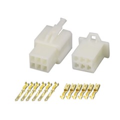 2.8MM 6 PIN WAY AUTOMOTIVE ELECTRICAL WIRE CONNECTOR MALE AND FEMALE CABLE