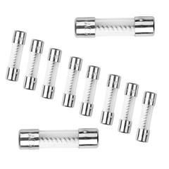 10Pcs 0.5A 250V SLOW Blow Glass Fuse 5X20mm T0.5AL250V Time-Delay T0.5AL