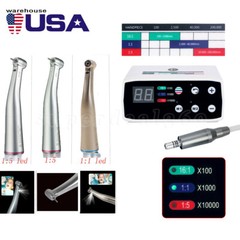 Dental Brushless LED Electric Micro Motor 1:5/1:1 Increase Handpiece for NSK po