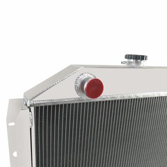 4 Row All Aluminum Radiator Ford F100 F250 F350 F150 Bronco 1966-1979 4.9L 5.9L