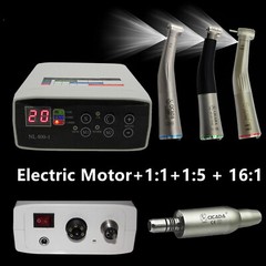 Dental 1:1 1:5 Fiber Optic Contra Angle Handpiece Fit NSK Electric Motor