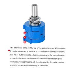 2/4/6X Rotary Wirewound Precision Potentiometer Pot 10-Turn 10-100K 3590S-2-103L