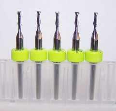 (5) 1/16″ (.0625″) CARBIDE END MILL 2 FLUTE KYOCERA 1600.0625.250
