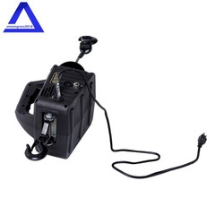 2-in-1 Portable Electric Hoist Power Winch 1100 lbs Wired Remote Control 1500W