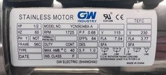 YCN5634BX 0.5 HP Stainless Steel Boat Lift Motor, 1725RPM, 115/230V, 56C no Base