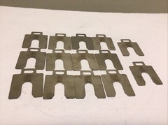 NEW, (LOT OF 14) MAUDLIN PRODUCTS MSA025 A-2 X 2″ X 0.004″,20 PACK SLOTTED SHIM