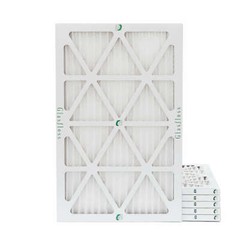 Glasfloss ZL 14x30x1 MERV 10 (FPR 7) Pleated Furnace Air Filters. 6 Pack