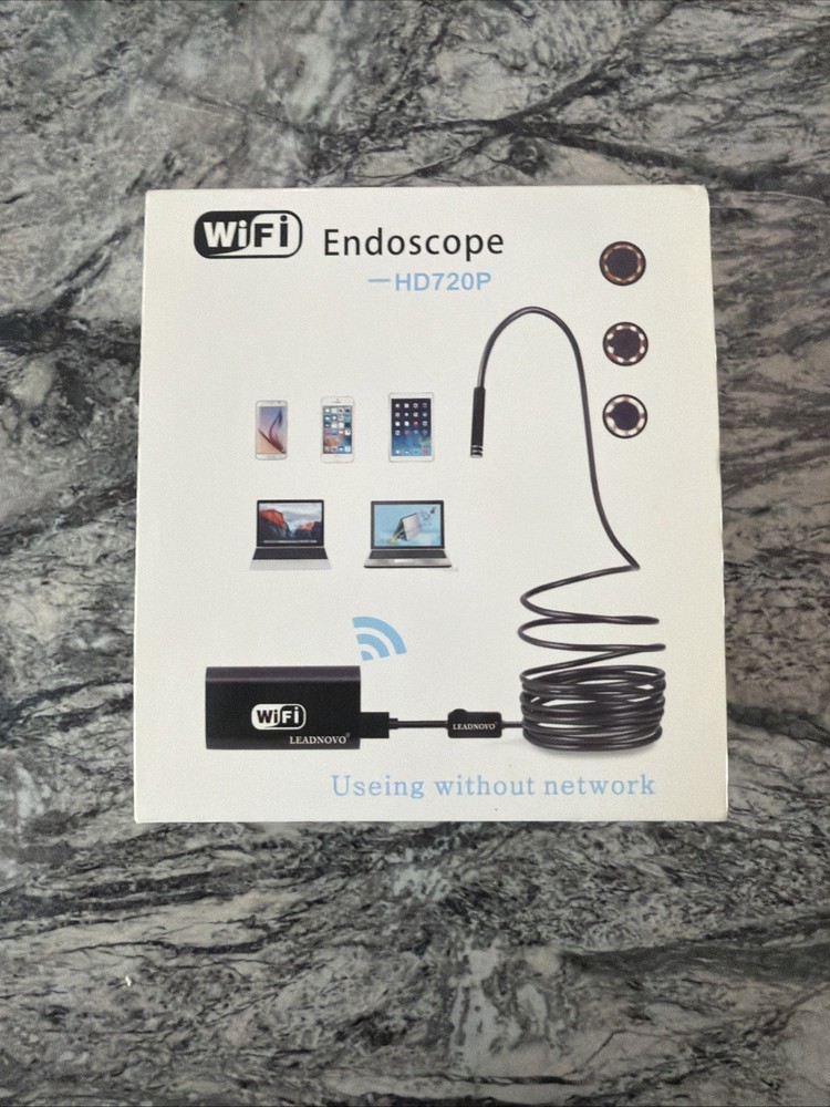 Wi Fi Endoscope, HD720P for Android/iOS/Windows