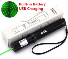 1mw 990Miles Green Laser Pointer Pen USB Rechargeable 532nm Visible Beam Lazer