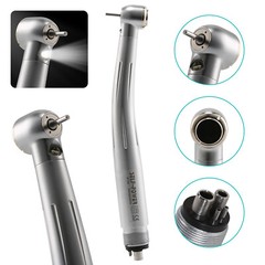 Self Power Dental LED E-generator Fiber High Speed Handpiece Air Turbine 4/2Hole