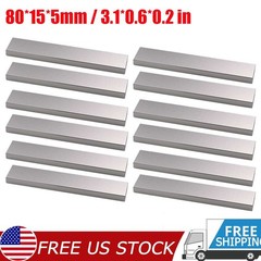 Lot Long Neodymium Block Magnet NdFeB Super Strong Magnets 80*15*5mm N38