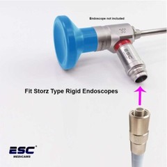 Endoscopy Cold LED Light Source Medical 120W with Storz Type Fiber Optic Cable