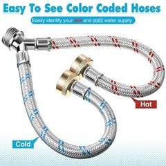 Dreyoo Hose Y Connector, 1 Ft Washing Machine Y as the picture shown