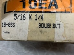 bag of 5 5/16″ X 1/4″ SS Hex Socket Head Shoulder Screws Made in INDIA