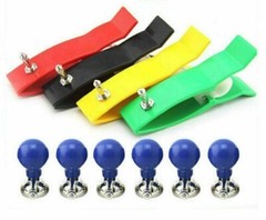 1 Set Adult Chest Suction Cup Bulb And Limb Clamp Ag AgCI ECG EKG Electrodes