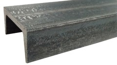 2in x 1in x 36in 3/16in Thick Web Steel Channel Iron