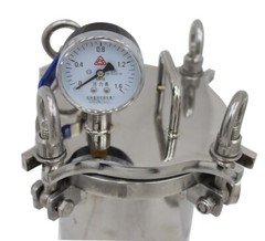 Stainless Steel #4 Bag Filter Housing Fluid Filtration Equipment 1″ NPT In/Out