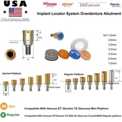 Hiossen ET Dental zest Locator/Healing/Straight/Angulated Abutment Mini/Regular
