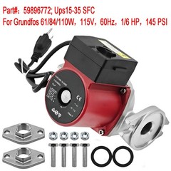 Fits For Grundfos 3-Speed Circulator Pump 115V Ups15-35 SFC 59896772 USA