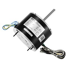VEVOR Condenser Fan Motor with Capacitor 1/4HP 825RPM 208-230V CW/CCW Rotation