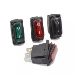 1/3/5Pcs KCD1/2/3/4 Waterproof Circle / Boat Switch 2/3/4/6 Feet 2/3 Gear