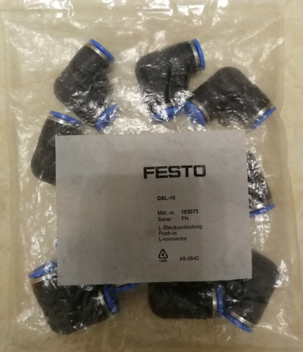 1Bag/10pcs New Festo QSL-10 QSL10 153073 Fittings