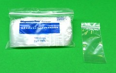 Zippit Bags 2×4 Clear Zip Seal 2mil Reclosable Poly Baggies 2″ x 4″ 100 Pcs