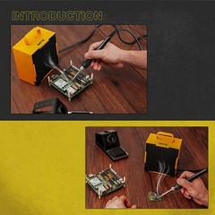 KOTTO Solder Smoke Absorber Remover Fume Extractor Smoke Prevention Absorber DIY