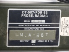 1969 Vietnam War US Navy AN/PDR-63 Radiac Set (NUCOR Corp) VINTAGE