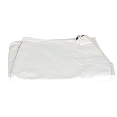 3-Bow Tractor Canopy with Frame Fender Mount 48″ – White
