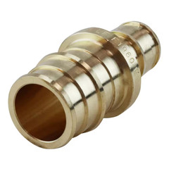 1/2 In. X 3/4 In. Brass PEX-A Reducing Barb Coupling