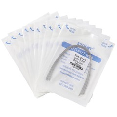 AZDENT Dental Orthodontic Supper Elastic Niti Round Arch Wire 012Upper/ 020Lower