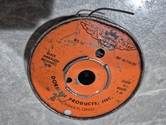 Vtg DORMAN PRODUCTS INC Cincinnati Black Annealed Mechanics Wire Spool Used