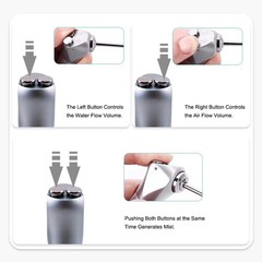 Dental 3 Way Air Water Spray Triple Syringe Handpiece / 50 Nozzles Tips Tubes US