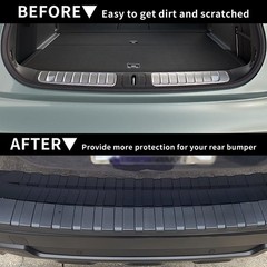 Tybock Rear Bumper Protector Guard Accessory Trim Cover Scratch Resistant Tru…