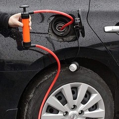 Multi-Use Liquid Transfer Siphon Hand Pump Kit Fuel Diesel Oil Kerosene Water