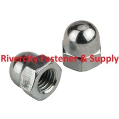 (2) 1/2-20 Stainless Steel Acorn / Dome / Cap Hex Nut 1/2 x 20 Nuts 1/2×20