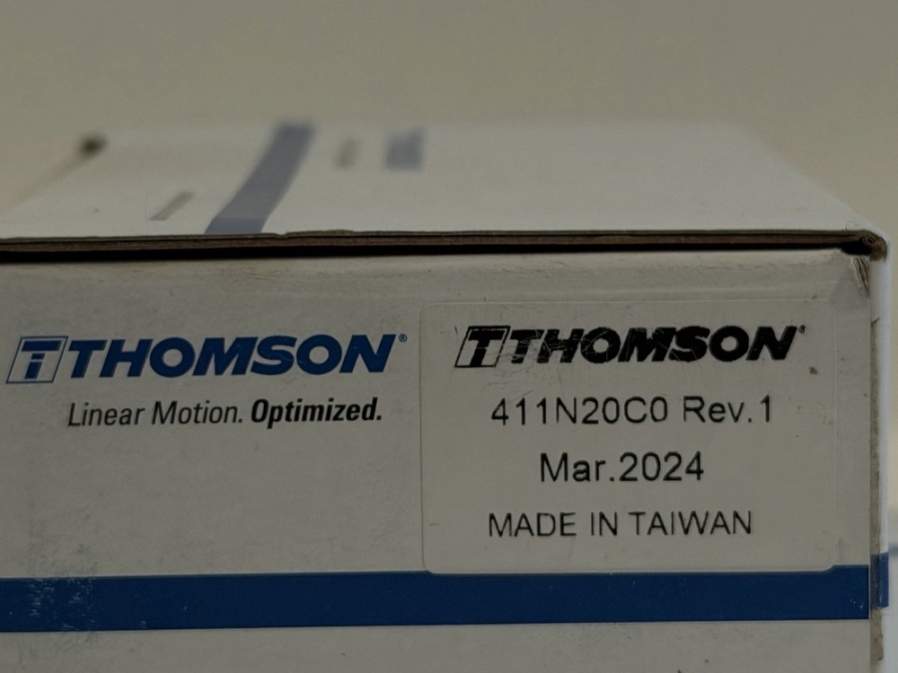 New! Thomson 411N20C0 Linear Guide Ball Carriage
