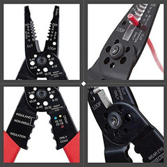 WGGE WG-015 Professional 8-Inch Wire Stripper/Crimping Tool, Cable Cutter/Crimpe