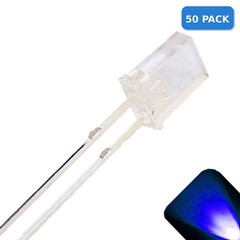 50 x 2x5x7mm Rectangle LEDs Wide Angle Blue LED Square x 2 5 7 – 7x5x2 mm 5x2x7