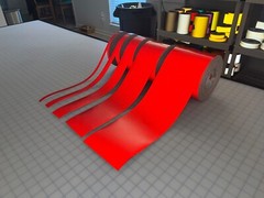 Red Reflective Tape Oralite 5700 Type 1 Engineer Grade 0.5″ 1″ 2″ 4″ 6″ Orafol