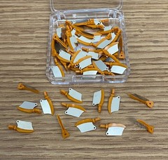 US 50x Diastema Wedges Dental Matrix Fender Prep Interproximal Wedge Guard L/M/S