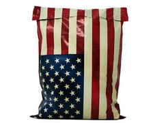 10×13 Rustic Flag Patriotic Poly Shipping Mailers, United States Red White & Bl