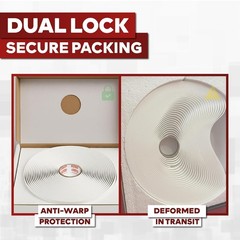 White Butyl Sealant Tape 1/2″ x 30 ft – Airtight & Waterproof Protection